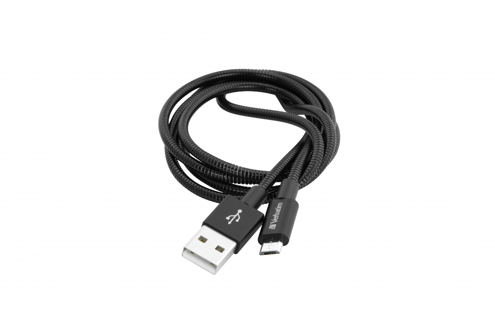 Mikro USB Senkronizasyon ve Şarj Kablosu 100 cm Siyah