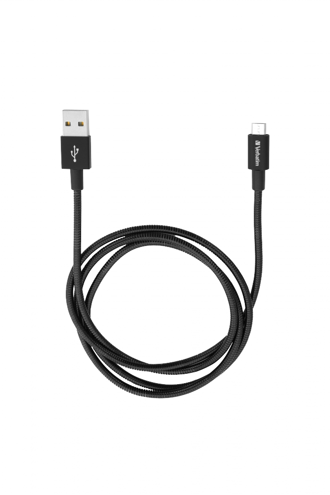 Mikro USB Senkronizasyon ve Şarj Kablosu 100 cm Siyah