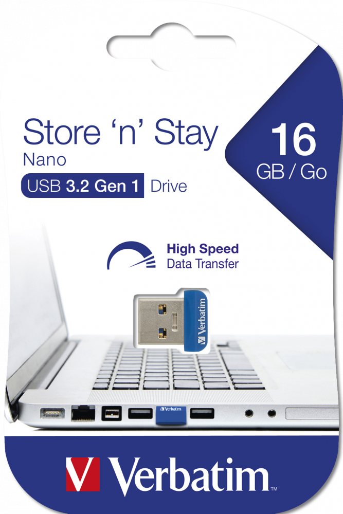 Store 'n' Stay NANO USB Sürücü USB 3.2 Gen 1, 16GB