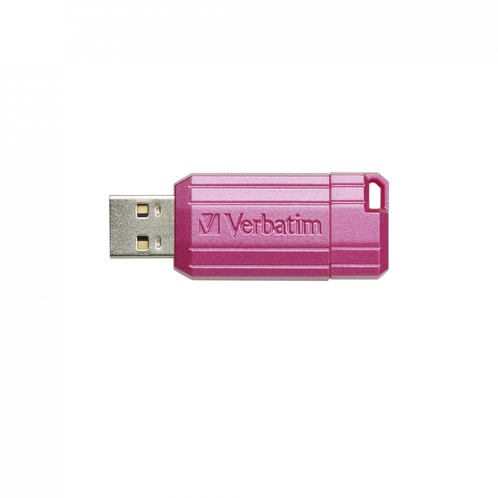 PinStripe USB Sürücü 16GB Sıcak Pembe