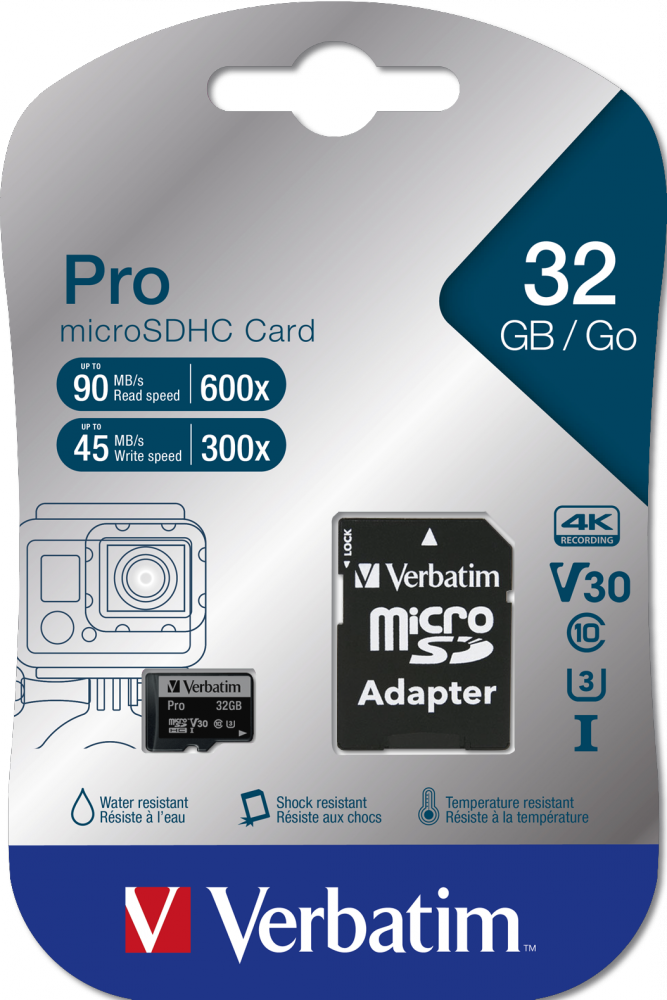 Pro U3 32GB SDHC Card