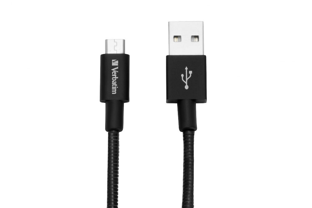 Verbatim Mikro USB Senkronizasyon ve Şarj Kablosu 30cm Siyah