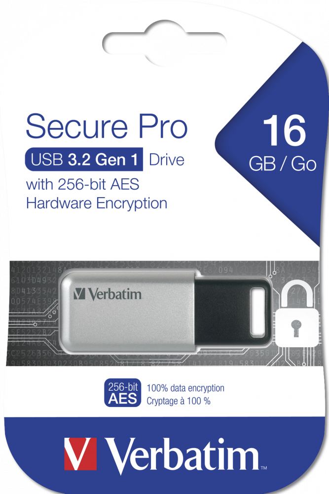 Secure Pro USB Sürücüsü USB 3.2 Gen 1 - 16GB