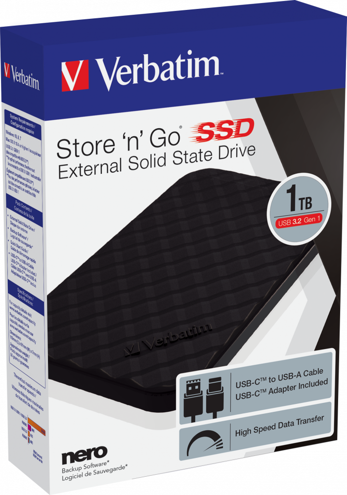 Store 'n' Go Taşınabilir SSD USB 3.2 GEN 1 1 TB 