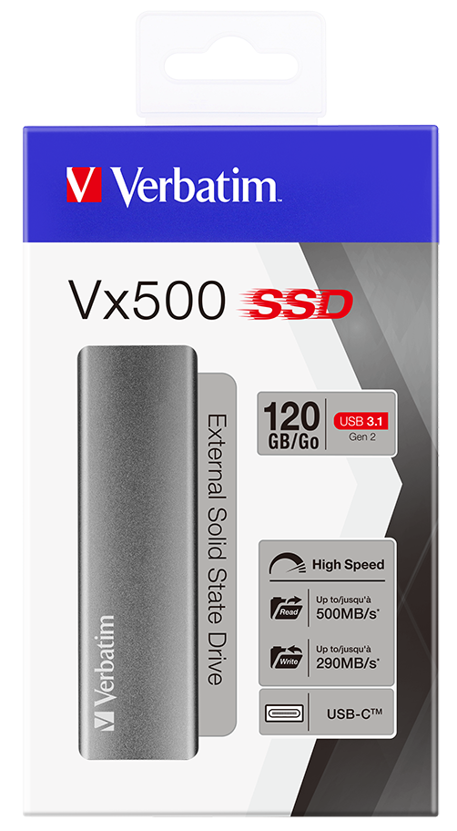 Vx500 External SSD USB 3.2 Gen 2 120 GB